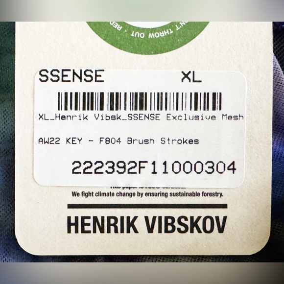 NWT Henrik Vibskov Mesh Top - Picture 9 of 10